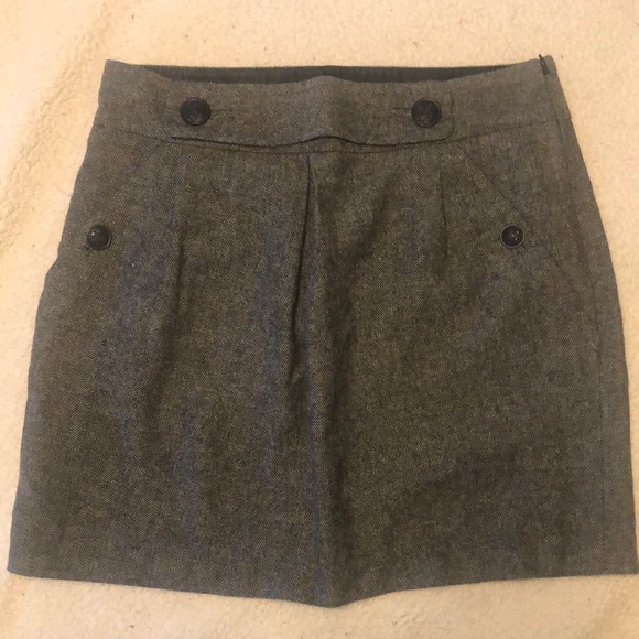 Banana Republic Herringbone Miniskirt - Picture 1 of 5